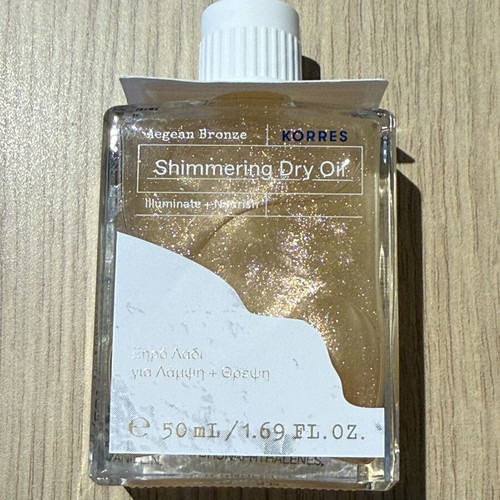 Korres Shimmering Dry Oil new