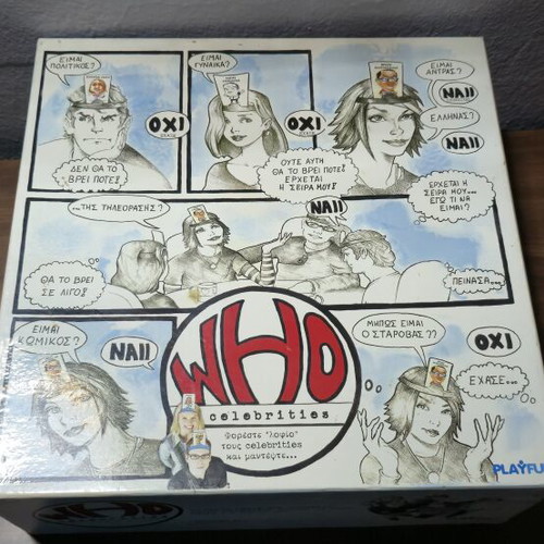 Who Celebrities Board Game like new by Playful