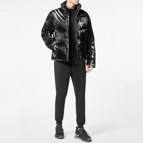 Philipp Plein Sport MRB2545 men's down jacket like new, size S-M, black