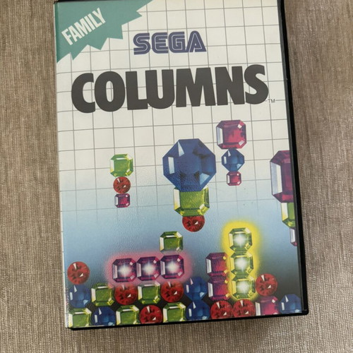 Columns Sega Master System game, complete