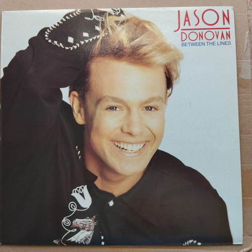 Jason Donovan Between The Lines LP like new, electronic