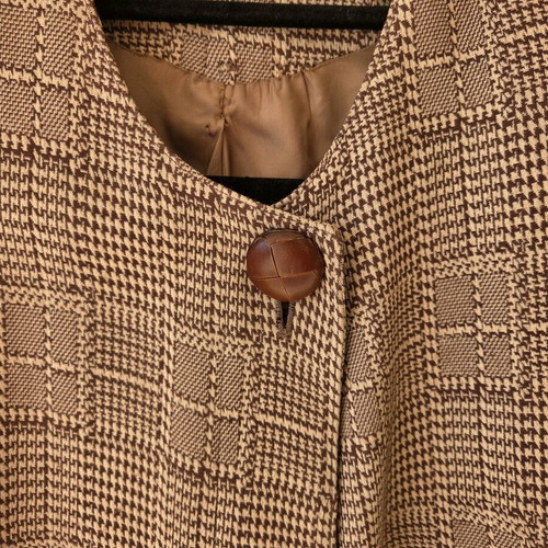 Burberry vintage blazer jacket like new, beige and brown tweed