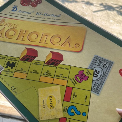 Monopoly game used, preserved condition with all parts