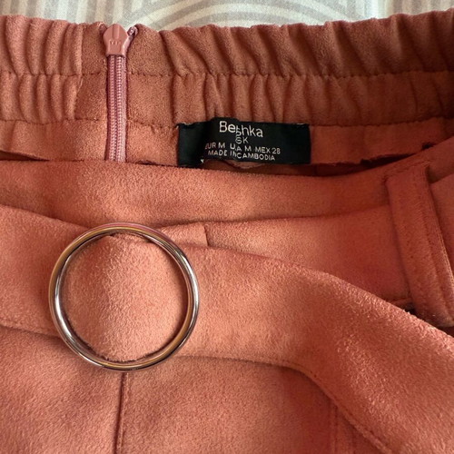 Bershka pink castor skirt like new, size M