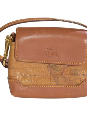 Alviero Martini 1A Classe Geo Classic micro bag used, brown leather