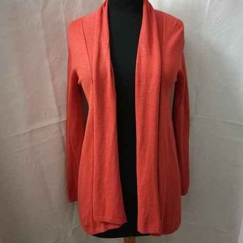 Zara Knit orange cardigan, size M-L