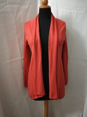 Zara Knit orange cardigan, size M-L