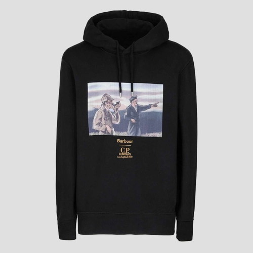 Barbour x C.P. Company Graphic Hoodie new, men's size M