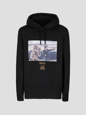 Barbour x C.P. Company Graphic Hoodie new, men's size M