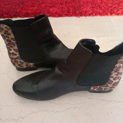 Migato ankle boots used animal print, size 41