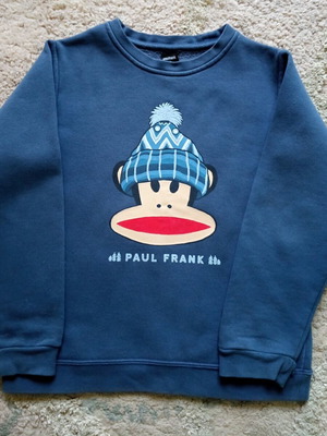 Φούτερ Paul Frank iconic μπλε σκούρο, σαν καινούργιο, μέγεθος 110 cm