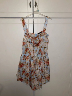 Mini floral dress from Cider size XS new, multicolor