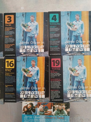 Jamie Oliver DVD collection, dubbed