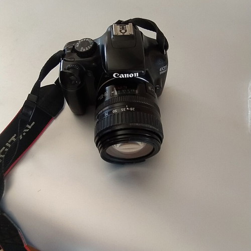 Canon 1100D camera with Canon EF 28-105 mm f/3.5-4.5 USM lens used