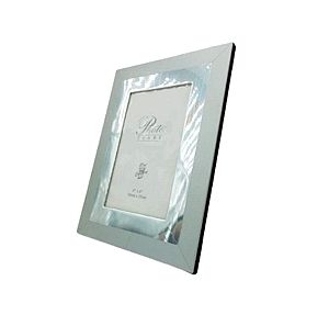 Κορνίζα αλουμινίου Double silver 10x15cm