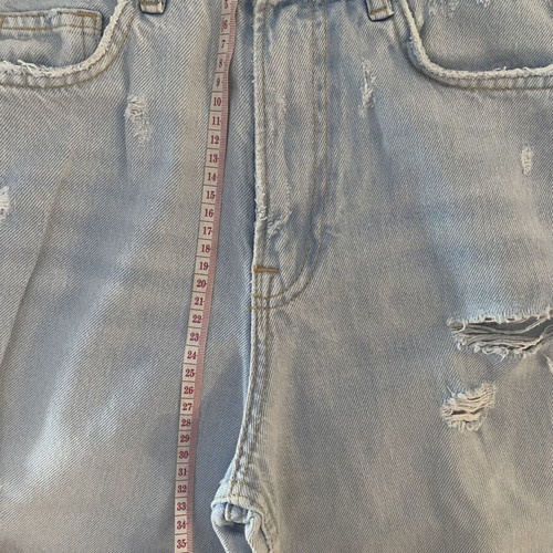 Bershka women's distressed jeans W25, high-waisted, slim fit