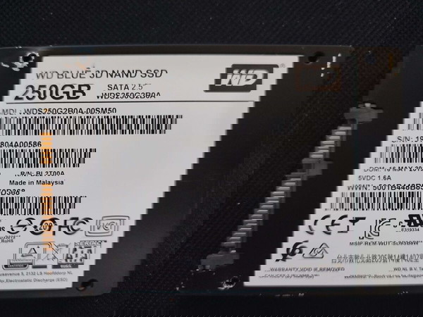 WD Blue 250GB SSD 2.5"