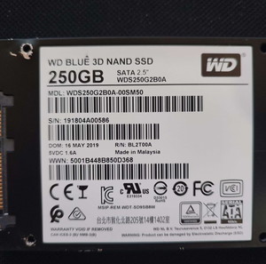WD Blue 250GB SSD 2.5"