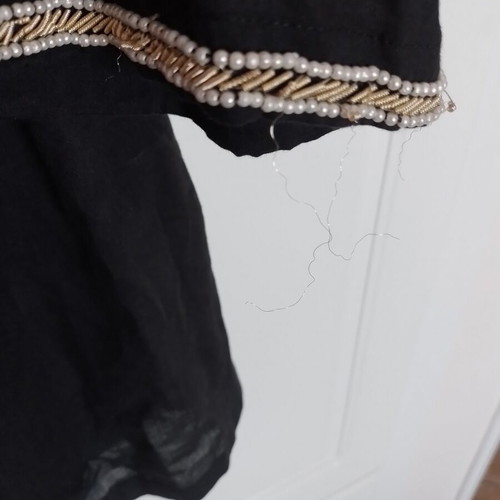 Skondras kaftan Fullah Sugah black used with minor flaws