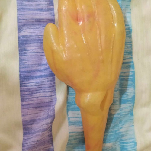 Plastic slap hand large carnival with sound new