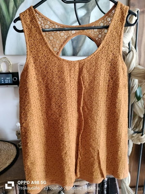 Summer T-shirt used, size XL, orange