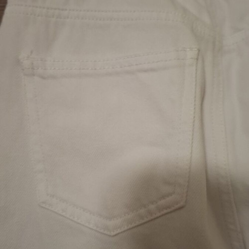 Mango girls' white jeans like new with adjustable waist