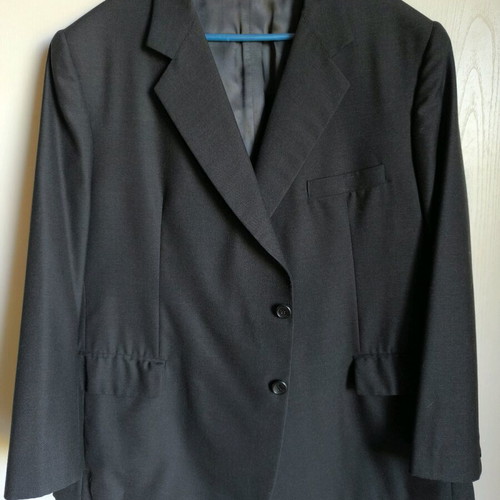 Handmade black men's jacket large size like new