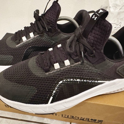 Under Armour Project Rock BSR 3 sneakers No44 like new, black-white