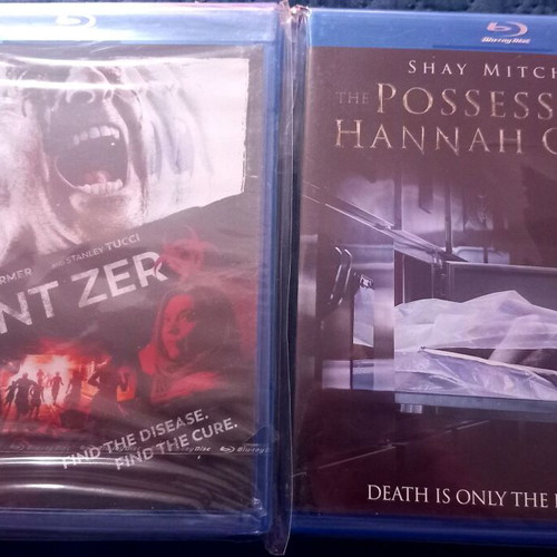 Blu-ray movies new, thriller and horror, pack of 2 with subtitles