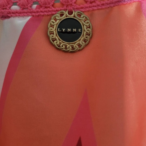 Kimono and Bermuda set Lynne size M like new, red and orange
