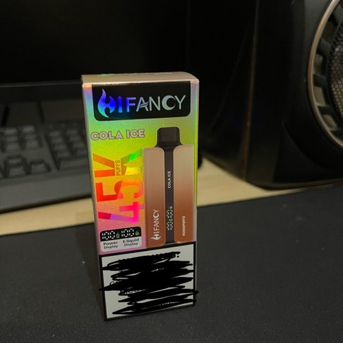 Hifancy 45k rechargeable vape new with 1Ω mesh coil and adjustable airflow
