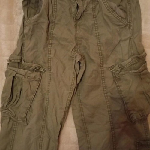 Cargo pants H&M used, size S 36 8, green