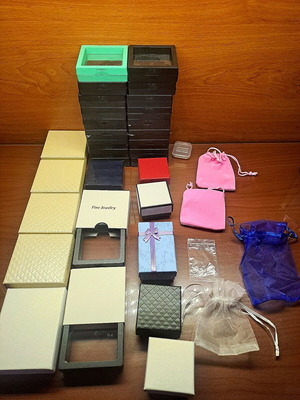Jewelry packaging new for storage and shipping