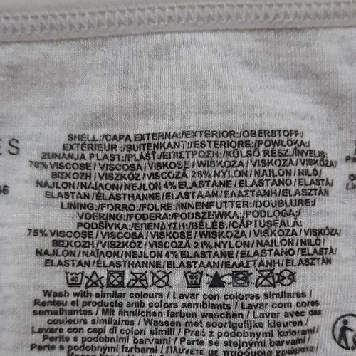 Γυναικείο γκρι cropped τοπάκι Primark Cares μέγεθος M
