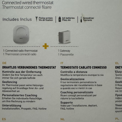 Somfy smart thermostat new