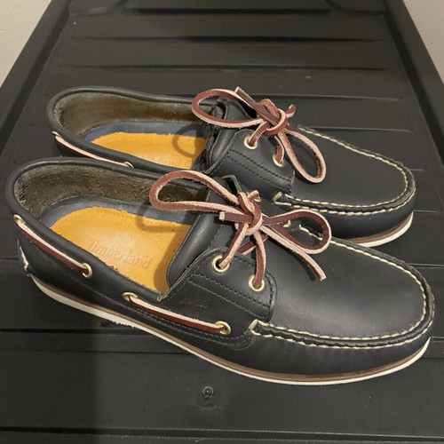 Timberland boat shoes like new, navy blue, size 41.5