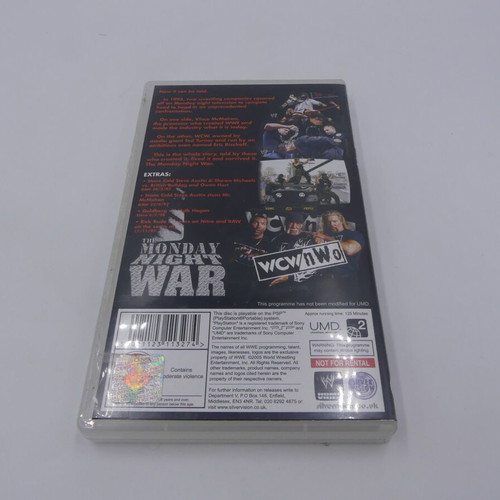 WWE The Monday Night War UMD Video for PSP used, 2005 wrestling documentary