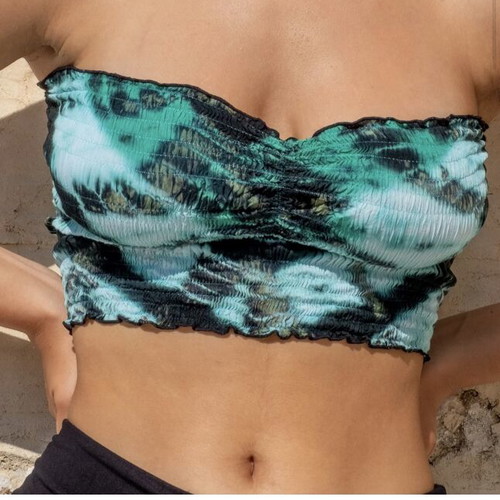Voila Tube Top Tie Dye, one size, multicolor