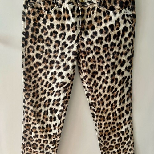 Just Cavalli leopard print pants like new