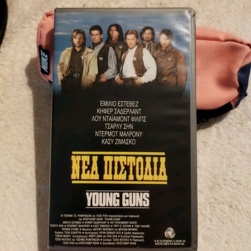 Young Guns VHS used, action with subtitles