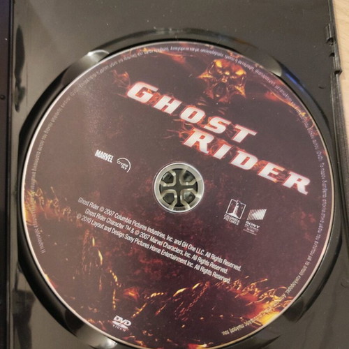 Ghost Rider DVD used with Greek subtitles
