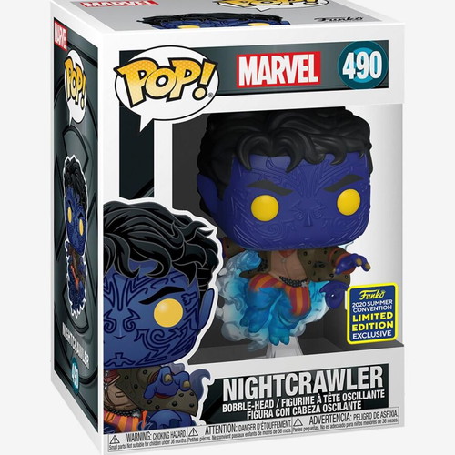 Funko Pop Marvel Nightcrawler San Diego Comicon 490 new exclusive