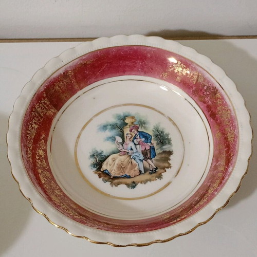 J& S Meakin serving platter bowl used, England, 17 cm