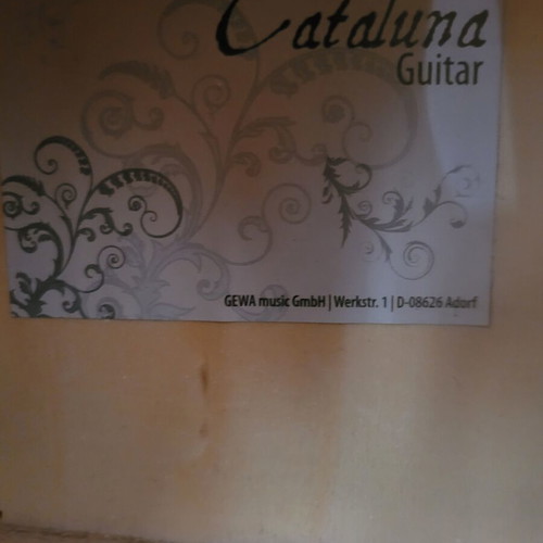 Gewa Cataluna Classical Guitar like new with digital tuner and picks