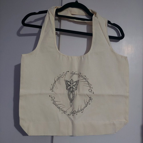 Lord of the rings tote bag new, beige, shoulder 43x32