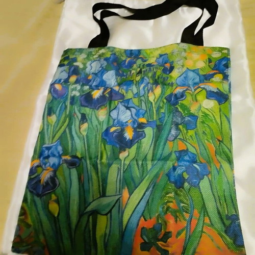Irides Fabric Shoulder Bag new, blue multicolor