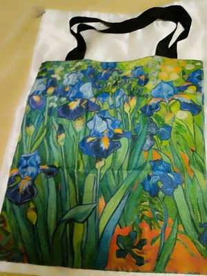 Irides Fabric Shoulder Bag new, blue multicolor