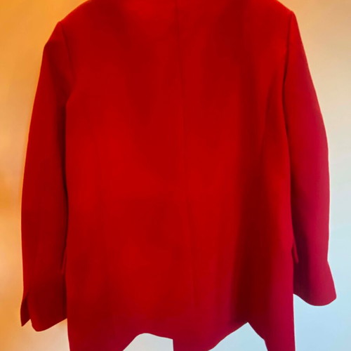 Zara set jacket and skirt midi red new M