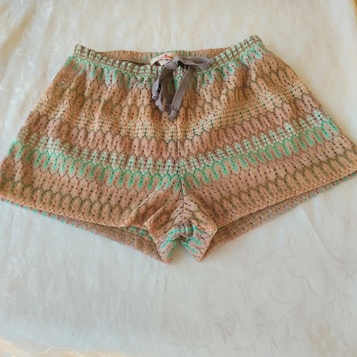 Sugarfree Beach Shorts semitransparent, size M, pastel colors