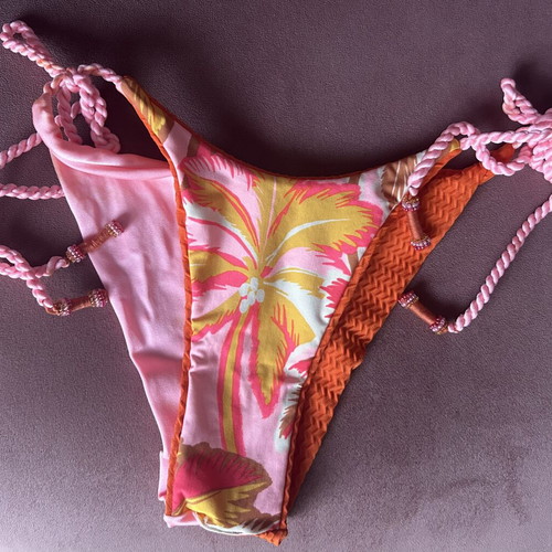 Maaji bikini reversible, like new, size S, pink and orange
